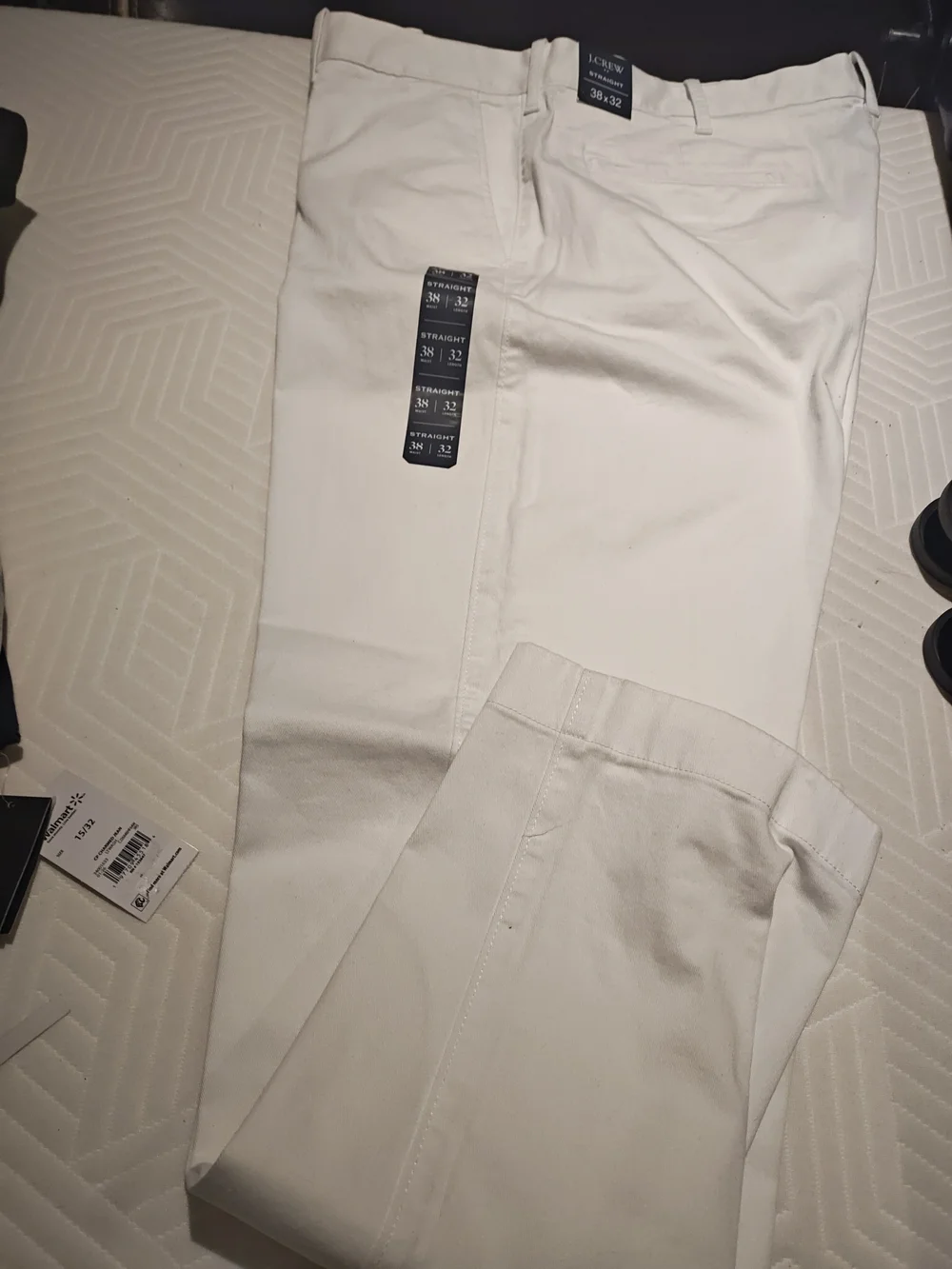 J. Crew Men's Straight-Fit Pants in White